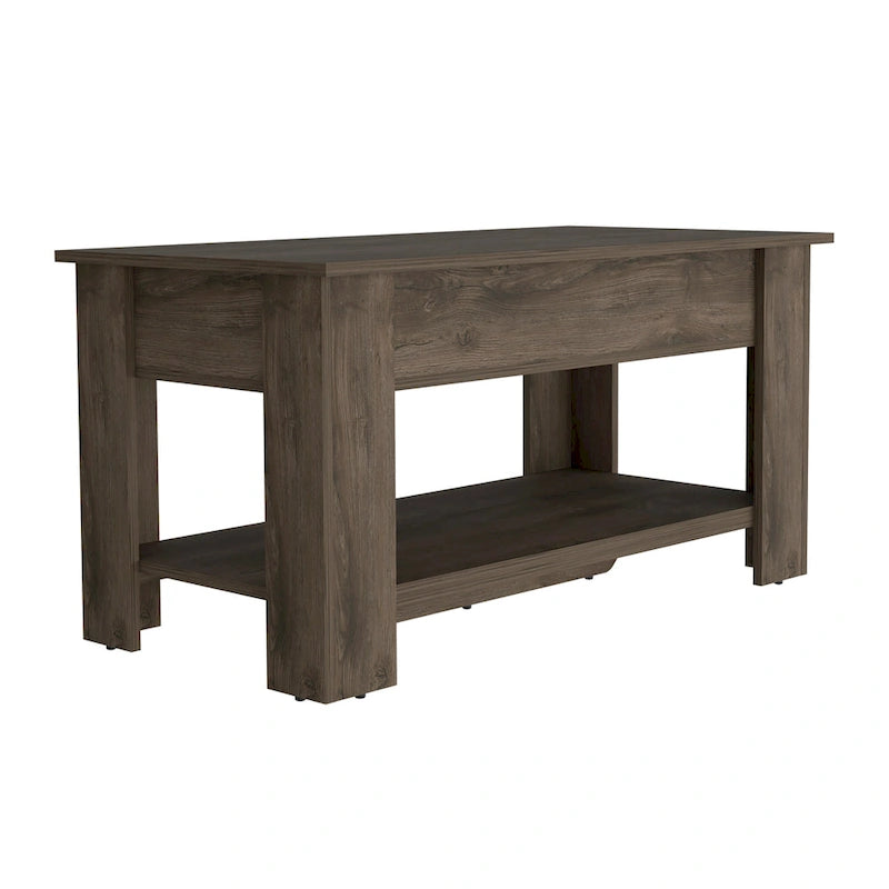 Storage Table, Extendable Table Shelf, Lower Shelf