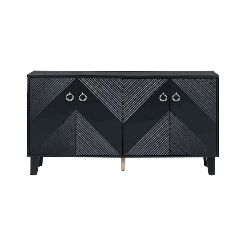 Luxury Cabinet Adorned with Geometric Patterns