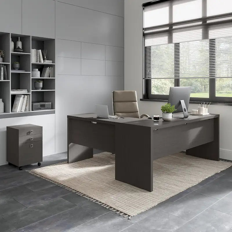Echo 72W L Shaped Computer Desk w/ Drawers by Bush Business Furniture