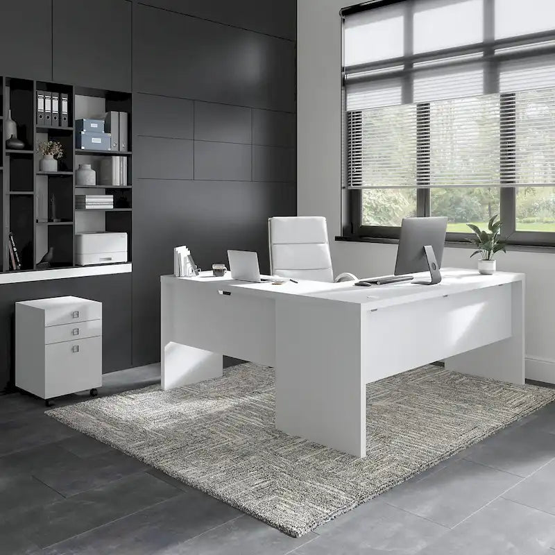Echo 72W L Shaped Computer Desk w/ Drawers by Bush Business Furniture