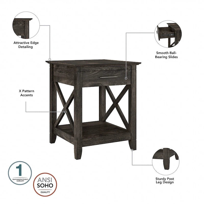 Table de chevet avec tiroir Coastal Box