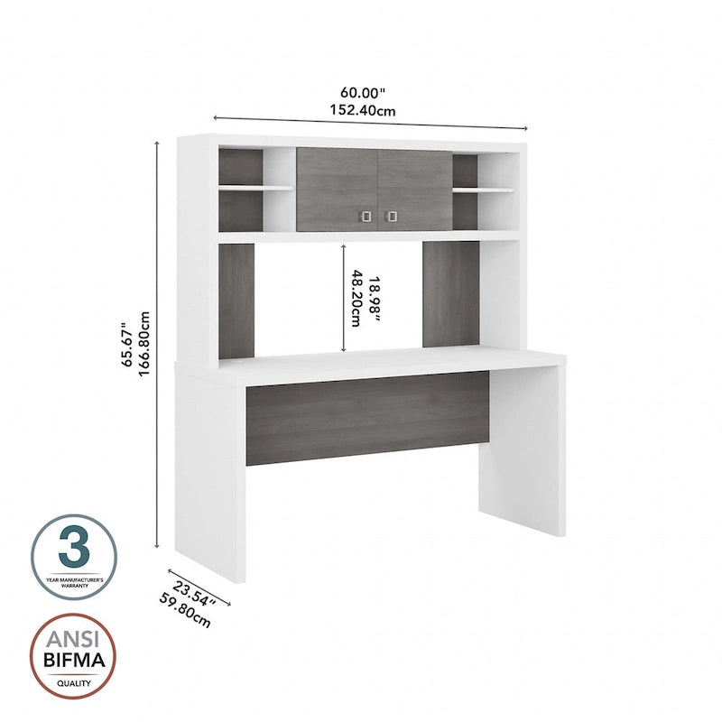 Bureau-Crédence avec Huche