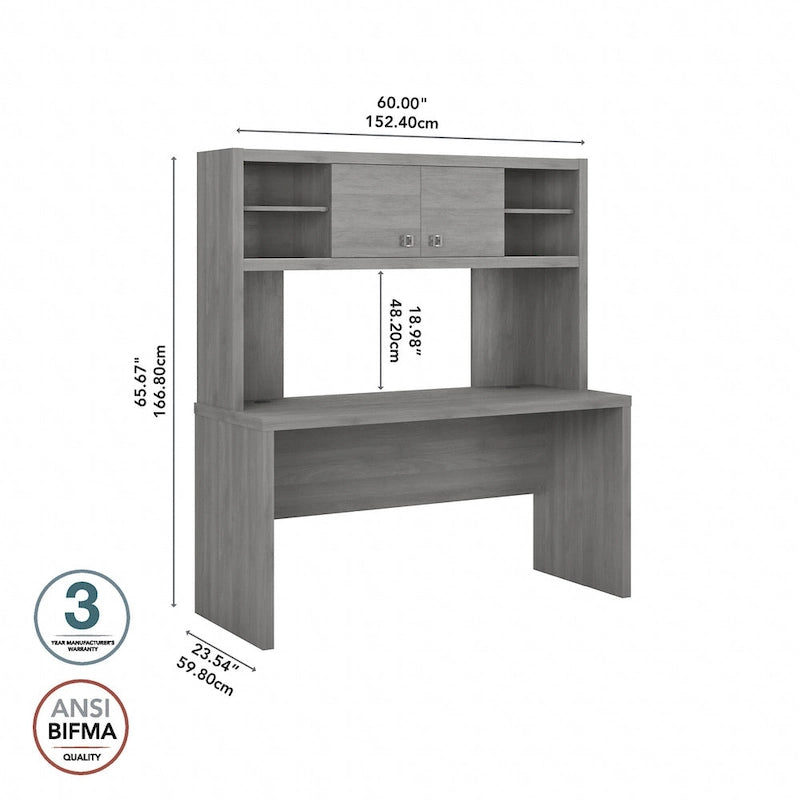 Bureau-Crédence avec Huche