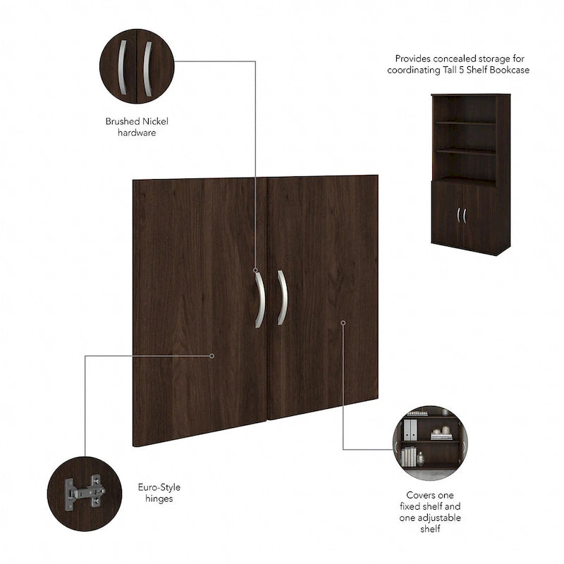 Studio C Bookcase Door Kit for Bookshelf by Bush Furniture