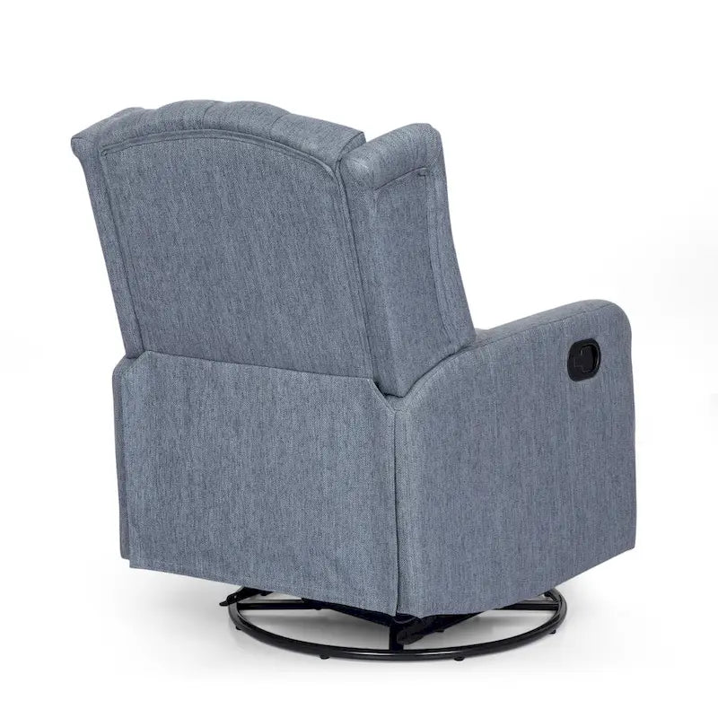 Roomfitters Classic Design, Manual Recliner Chair with 360-Degree Swivel, Relaxing Lounge Chair for Living Room