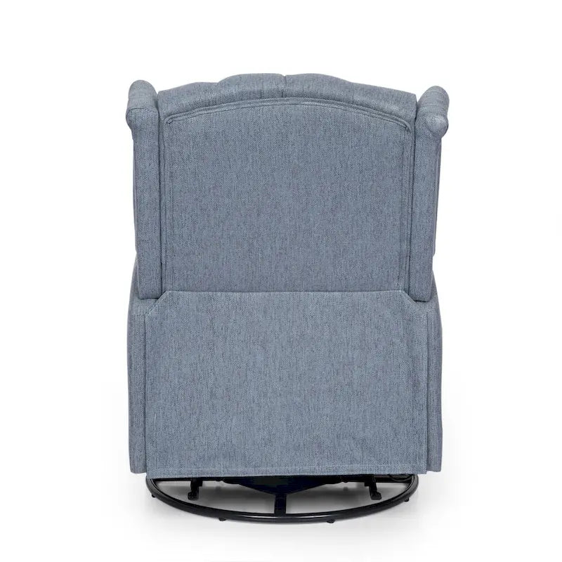 Roomfitters Classic Design, Manual Recliner Chair with 360-Degree Swivel, Relaxing Lounge Chair for Living Room
