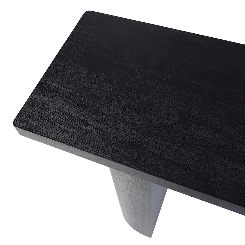 Half Moon Mango Wood Console Table by East at Main