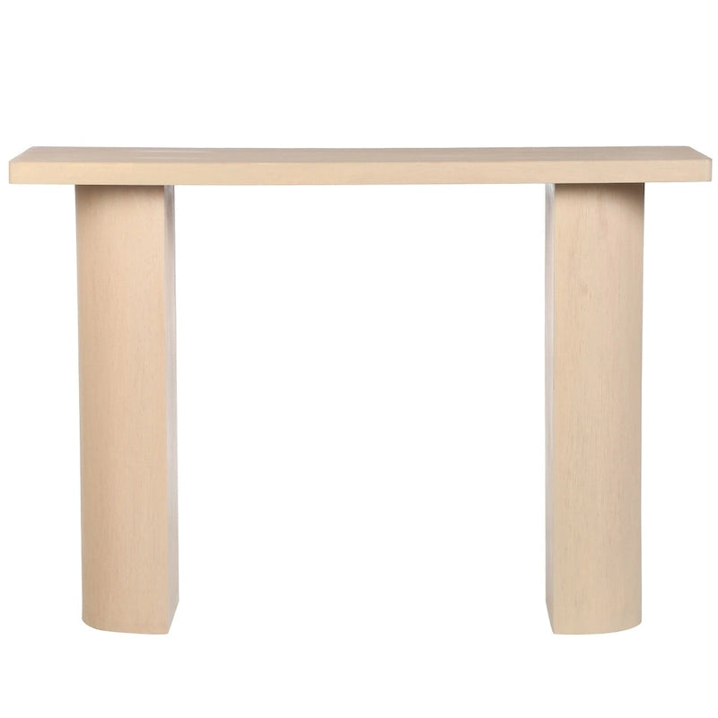Half Moon Mango Wood Console Table by East at Main
