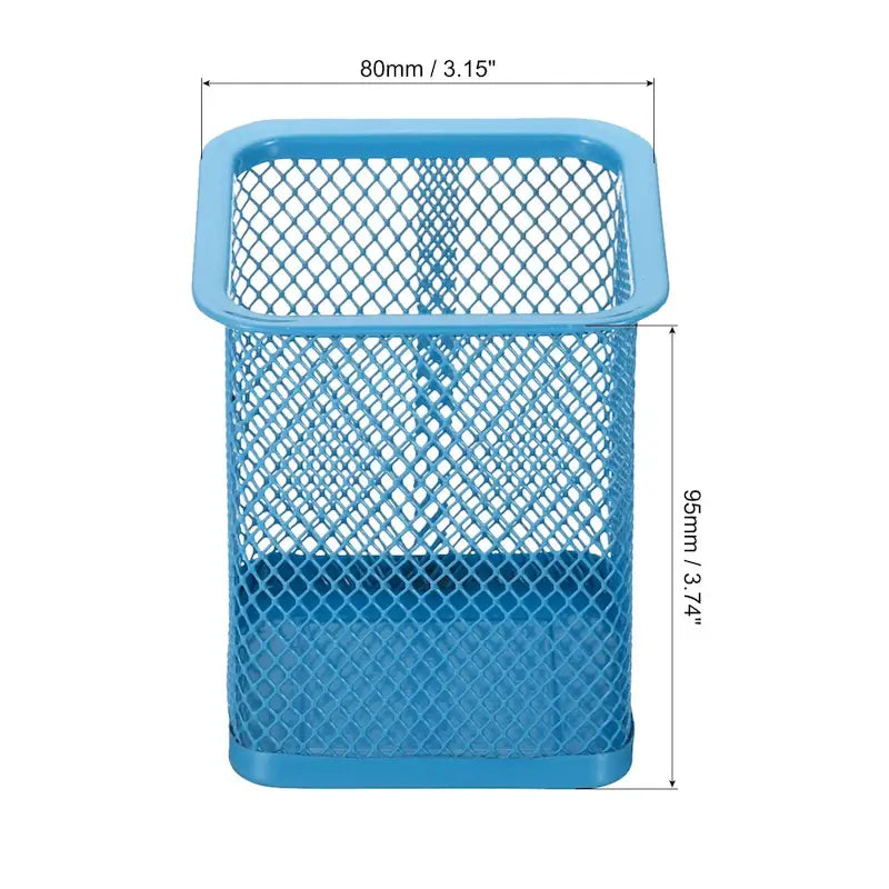 Mesh Pen Holder Pencil Holder Pencil Basket Pen Cup Organizer Square - 80 x 95mm
