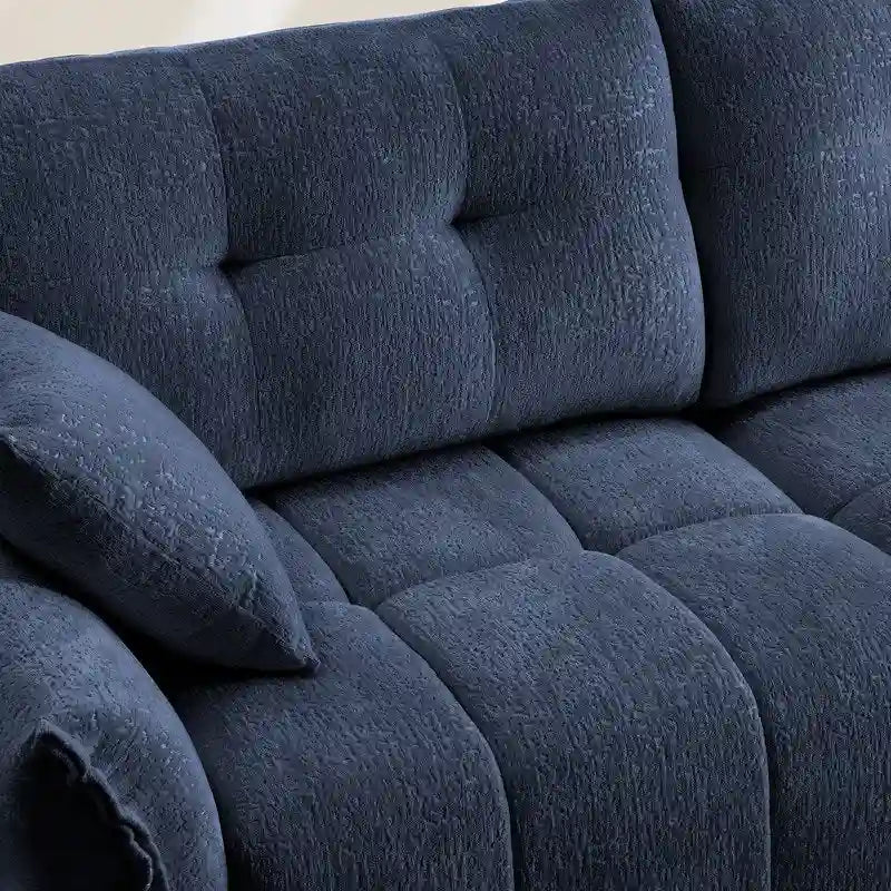 78.7 Chenille Two Seater Upholstered Sofa