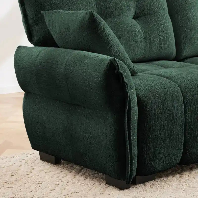 78.7 Chenille Two Seater Upholstered Sofa