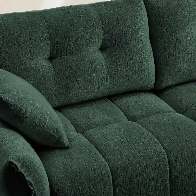 78.7 Chenille Two Seater Upholstered Sofa