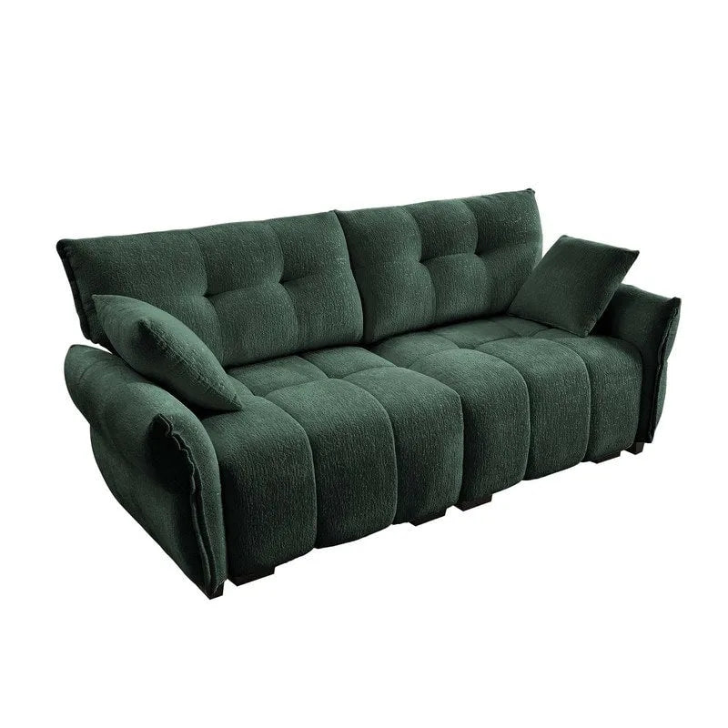 78.7 Chenille Two Seater Upholstered Sofa