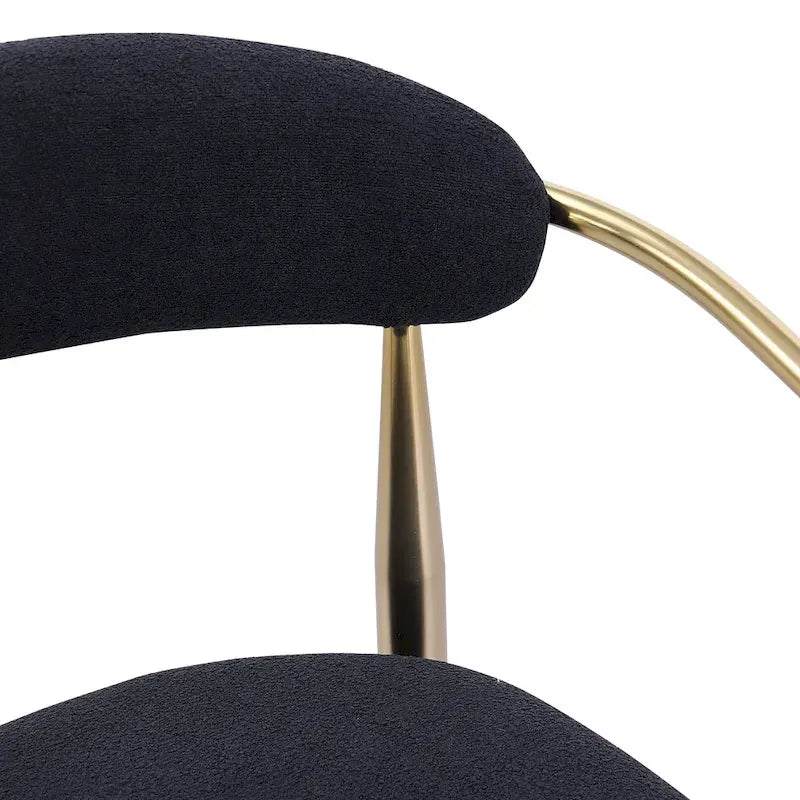 Tabourets de bar, chaises de hauteur comptoir avec dossier rembourré