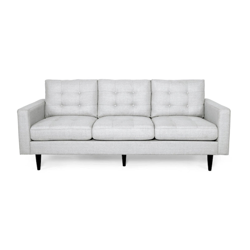Adderbury Contemporary 3-seat Tufted Fabric Sofa by Christopher Knight Home