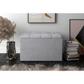 Arya Upholestered Flip Top Storage Bench