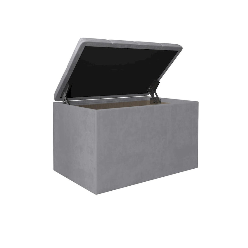 Arya Upholestered Flip Top Storage Bench