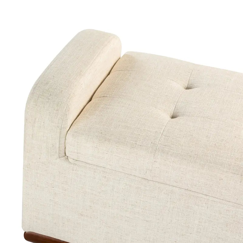 Bastian Upholstered Bench with Solid Wood Legs
