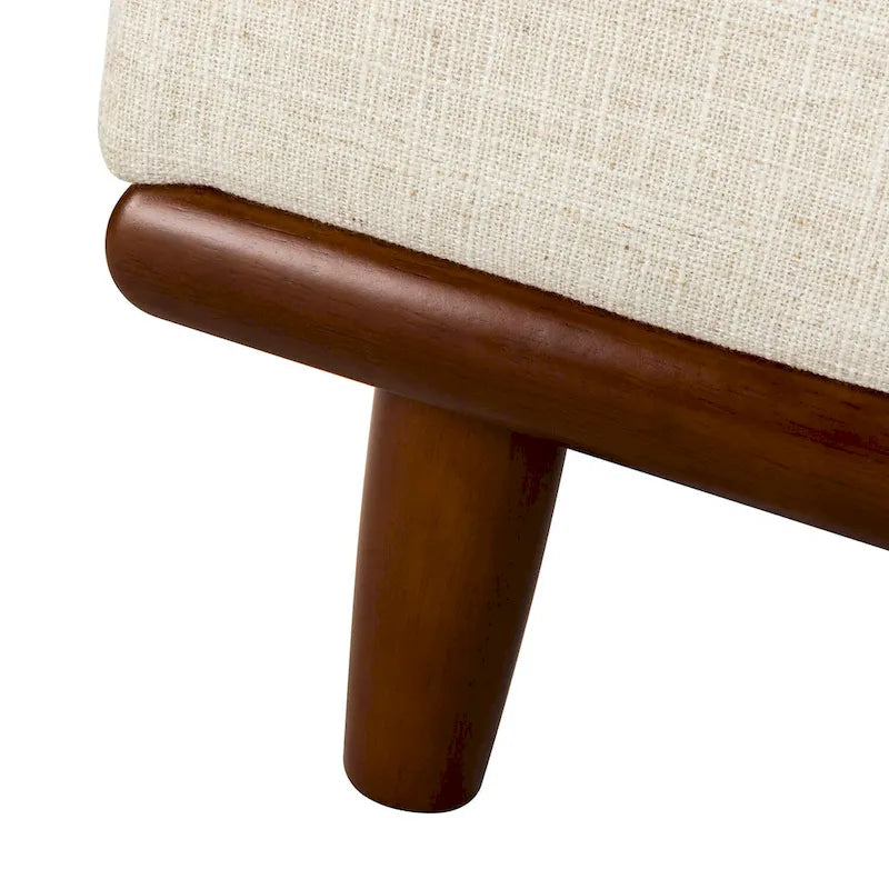 Bastian Upholstered Bench with Solid Wood Legs
