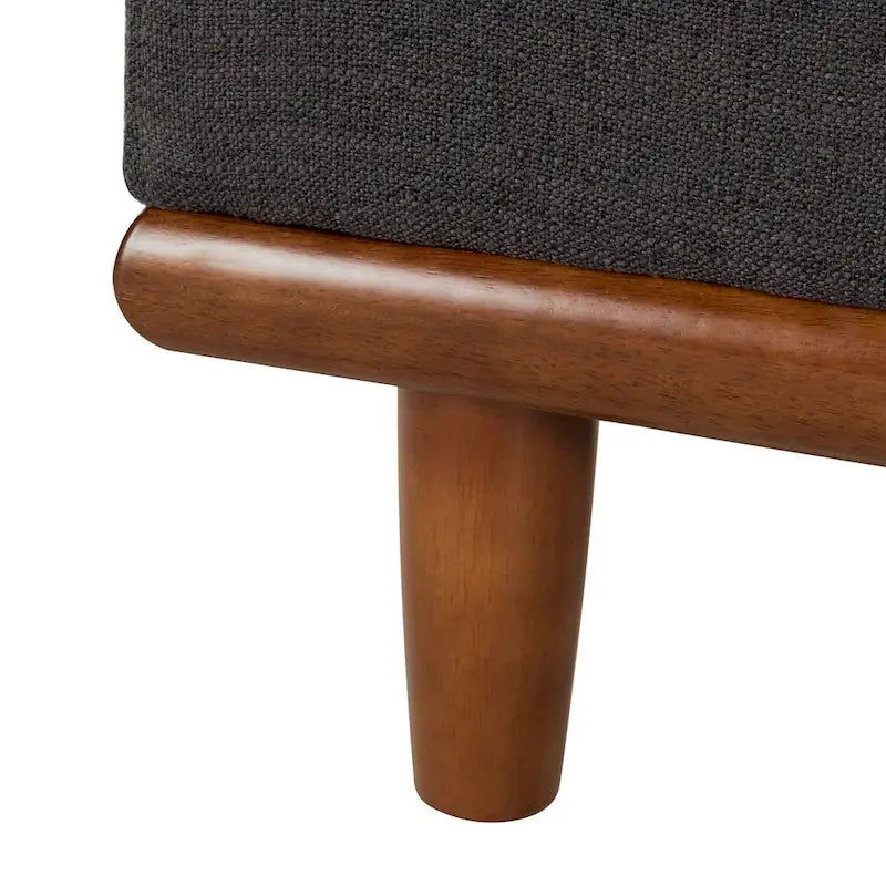 Bastian Upholstered Bench with Solid Wood Legs