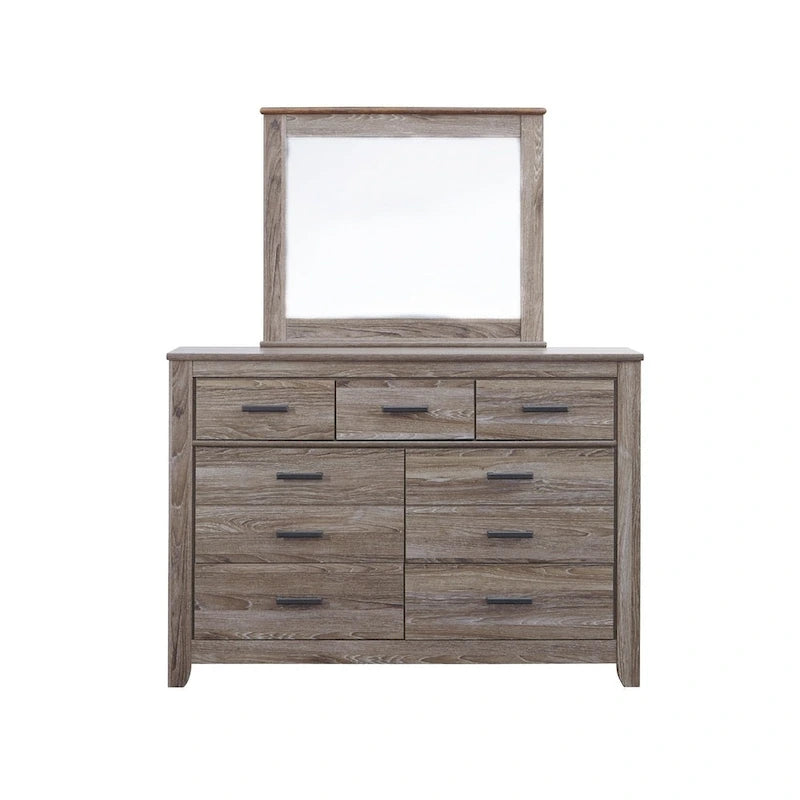 Zelen Warm Gray Dresser