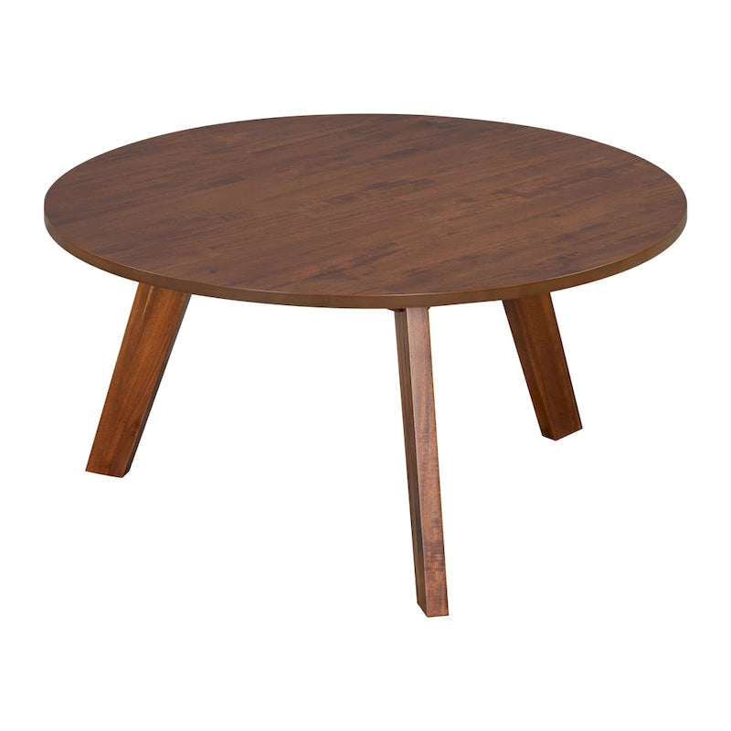 Canton Round Acacia Wood Coffee Table by Christopher Knight Home
