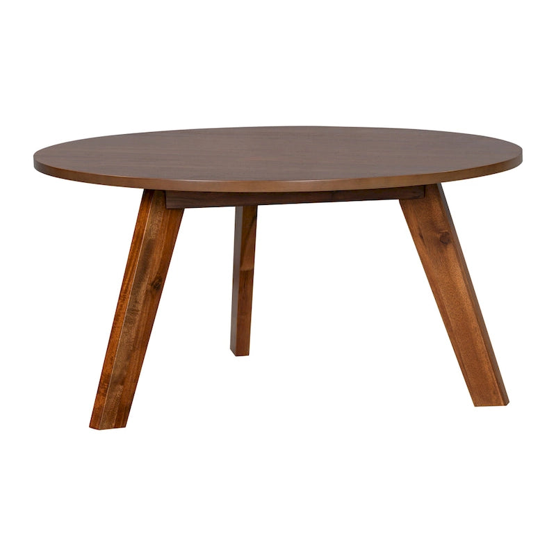 Canton Round Acacia Wood Coffee Table by Christopher Knight Home