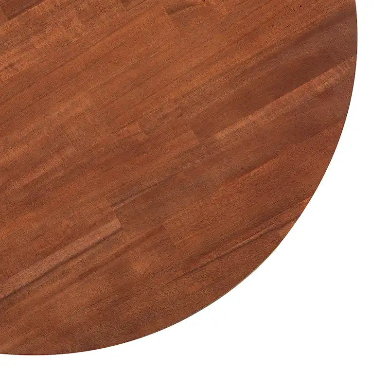 Canton Round Acacia Wood Coffee Table by Christopher Knight Home