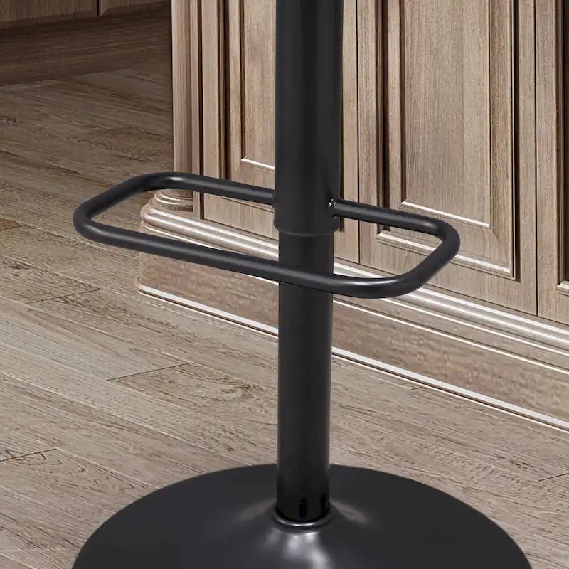 Tabourets de bar pivotants réglables en bois courbé