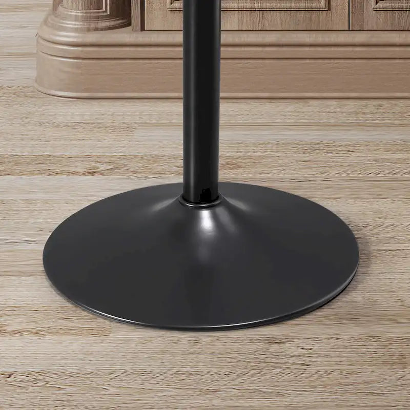 Tabourets de bar pivotants réglables en bois courbé