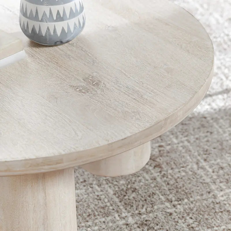 Beau Round Coffee Table by Kosas Home