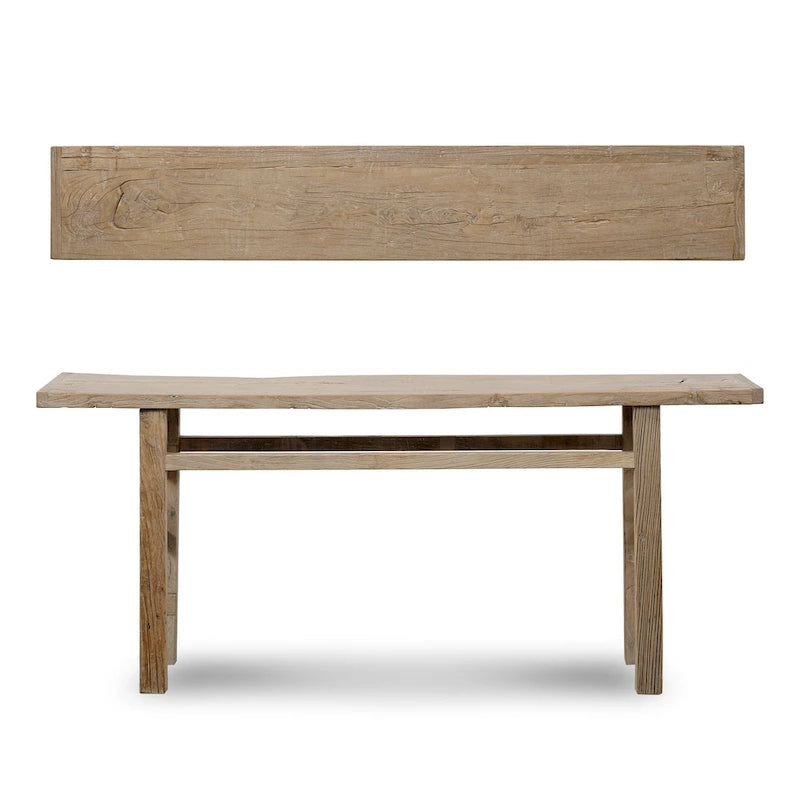 Artissance Vintage Console Table Weathered Natural 72x12x30H