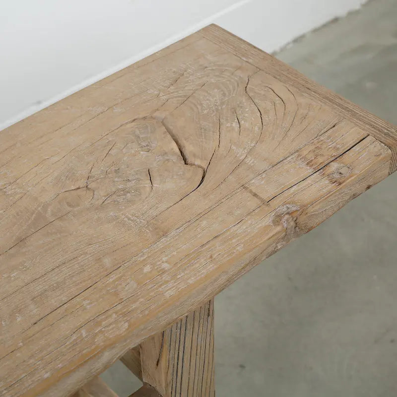 Artissance Vintage Console Table Weathered Natural 72x12x30H