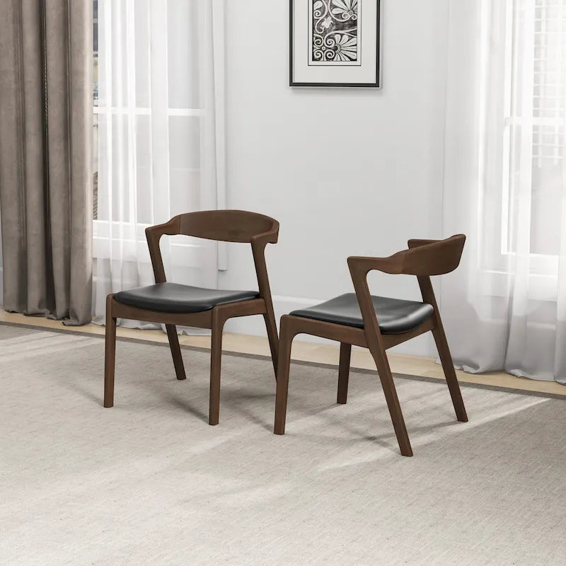 Rosanna Mid Century Modern Dining Chair (Set of 2)