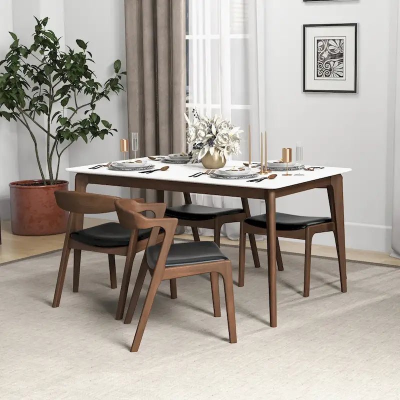 Rosanna Mid Century Modern Dining Chair (Set of 2)