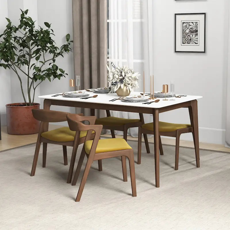 Rosanna Mid Century Modern Dining Chair (Set of 2)