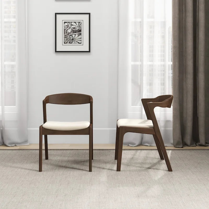 Rosanna Mid Century Modern Dining Chair (Set of 2)