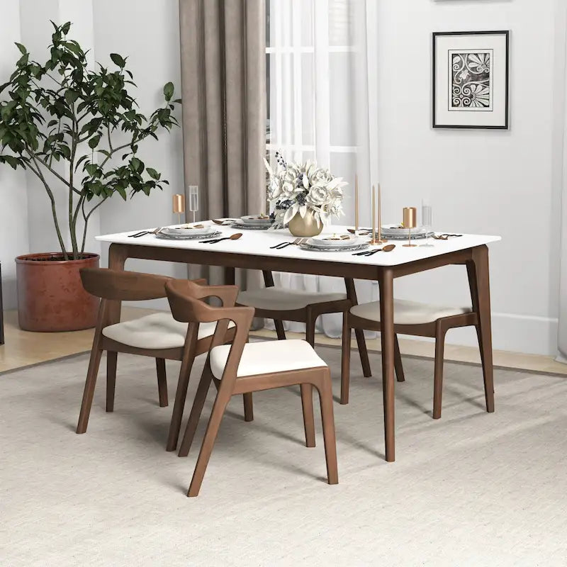 Rosanna Mid Century Modern Dining Chair (Set of 2)