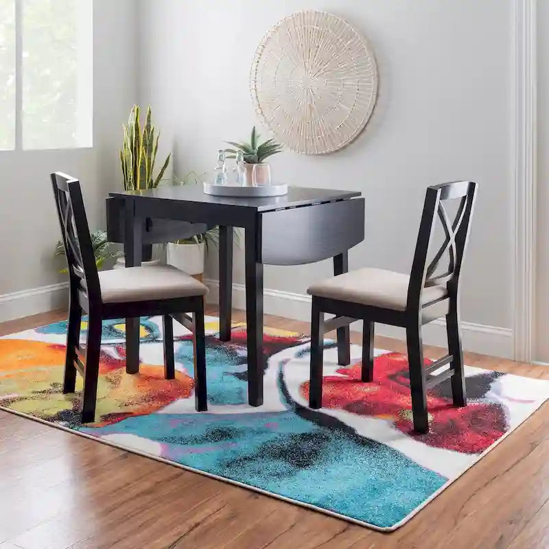 Chaise de salle à manger à dossier en X