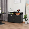 HOMCOM Sideboard Buffet Storage Cabinet Server Console Table with Drawers for Living Room, Dining Room