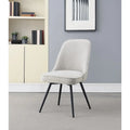 Fauteuil pivotant moderne avec assise rembourrée