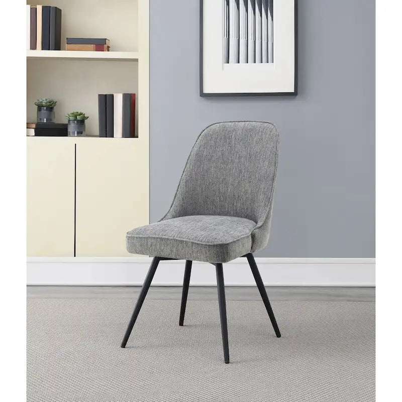 Fauteuil pivotant moderne avec assise rembourrée