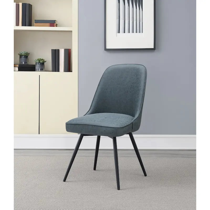 Fauteuil pivotant moderne avec assise rembourrée