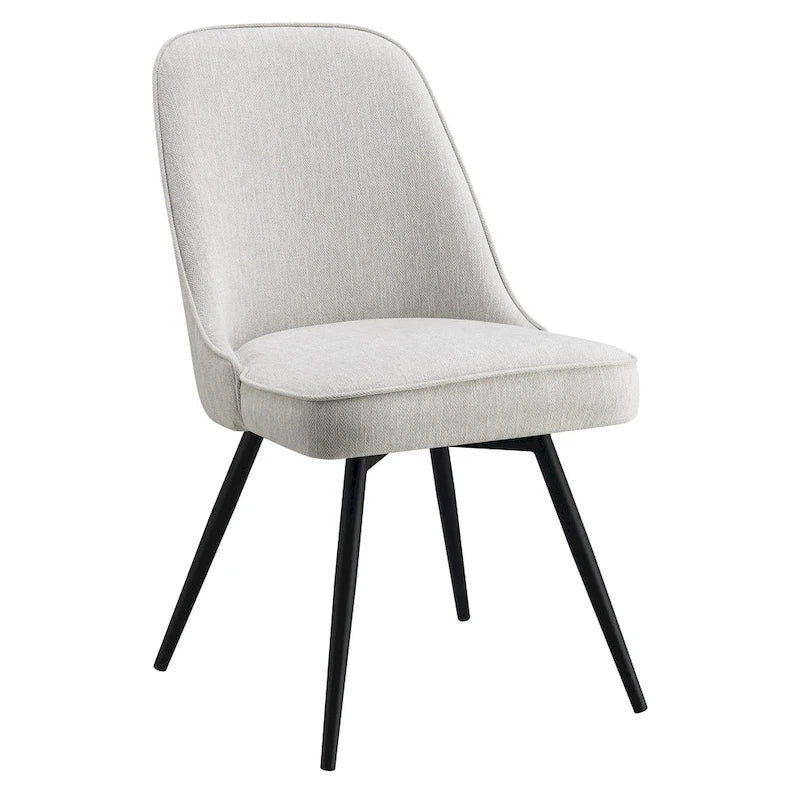 Fauteuil pivotant moderne avec assise rembourrée