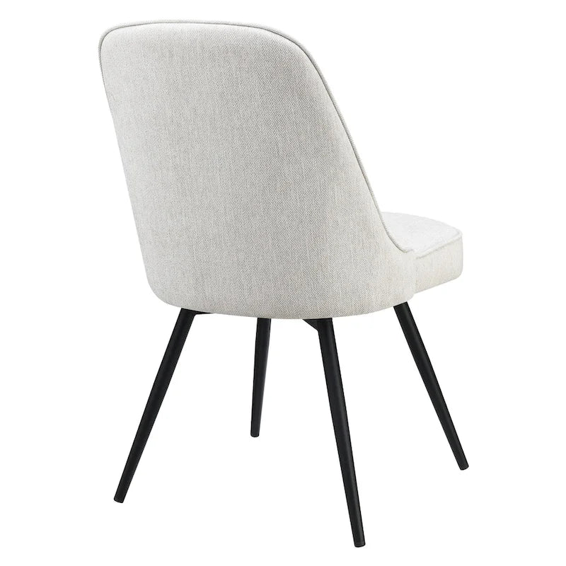 Fauteuil pivotant moderne avec assise rembourrée