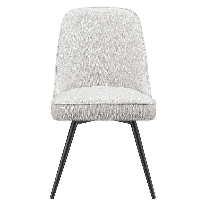 Fauteuil pivotant moderne avec assise rembourrée