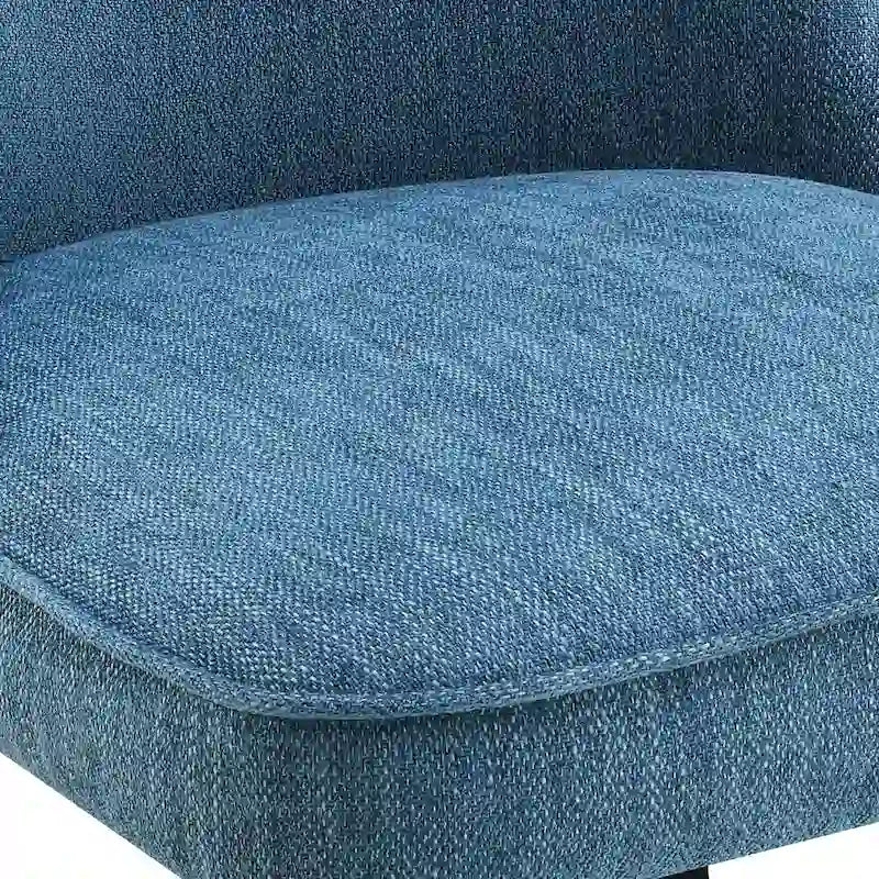 Fauteuil pivotant moderne avec assise rembourrée