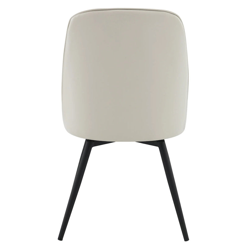 Fauteuil pivotant moderne avec assise rembourrée