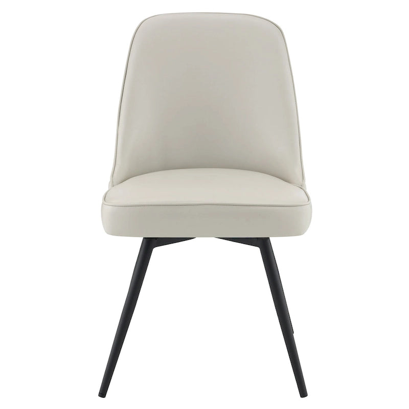 Fauteuil pivotant moderne avec assise rembourrée