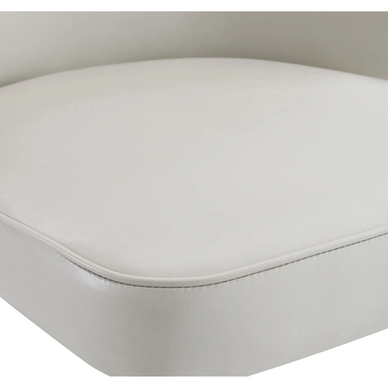 Fauteuil pivotant moderne avec assise rembourrée